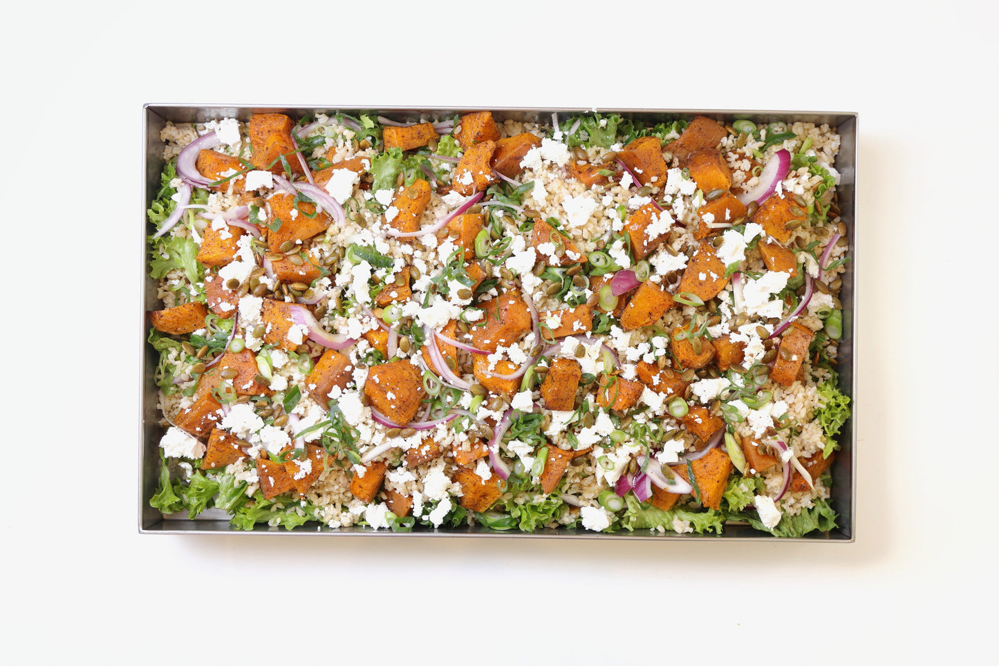 Roast Pumpkin, Brown Rice, Feta & Pepita Salad