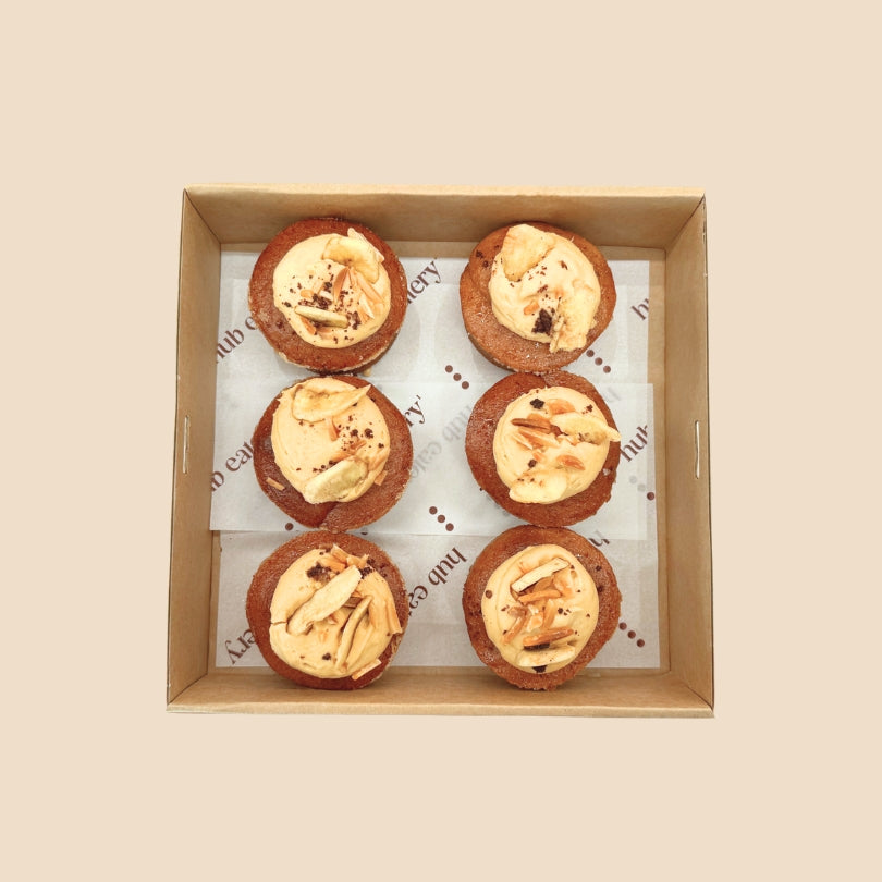 Banana & Honeycomb Mini Cakes (GF, DF, V)