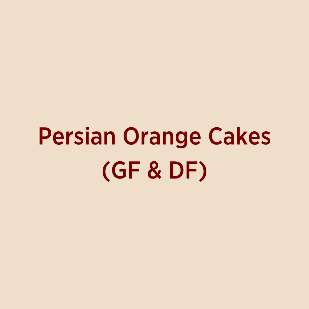 Persian Orange Cakes (GF, DF)