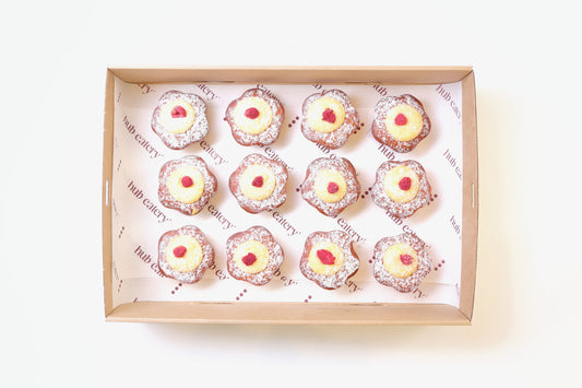 Mini Raspberry & Passionfruit Cakes