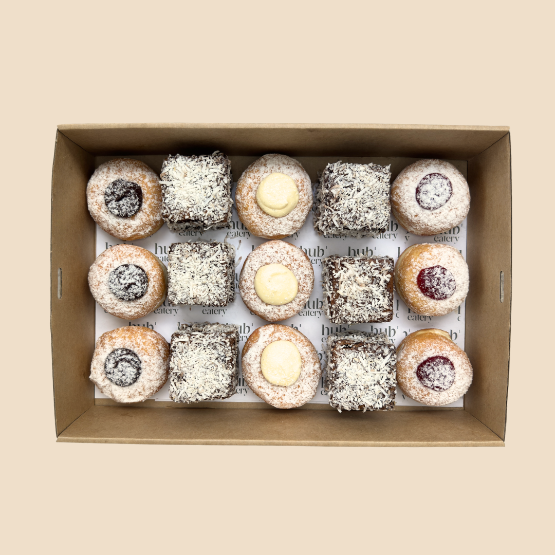 Lamington & Mini Filled Donut Balls