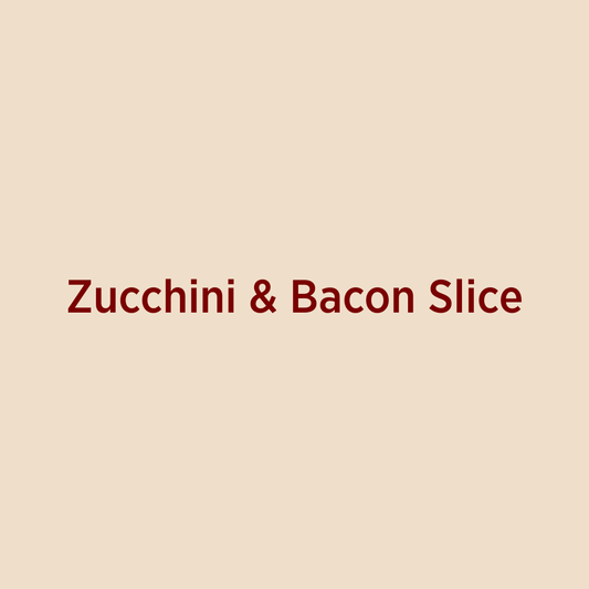 Zucchini & Bacon Slice