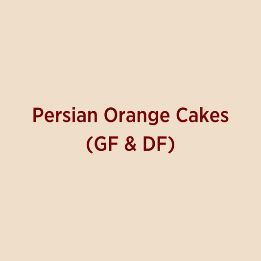 Persian Orange Cakes (GF, DF)