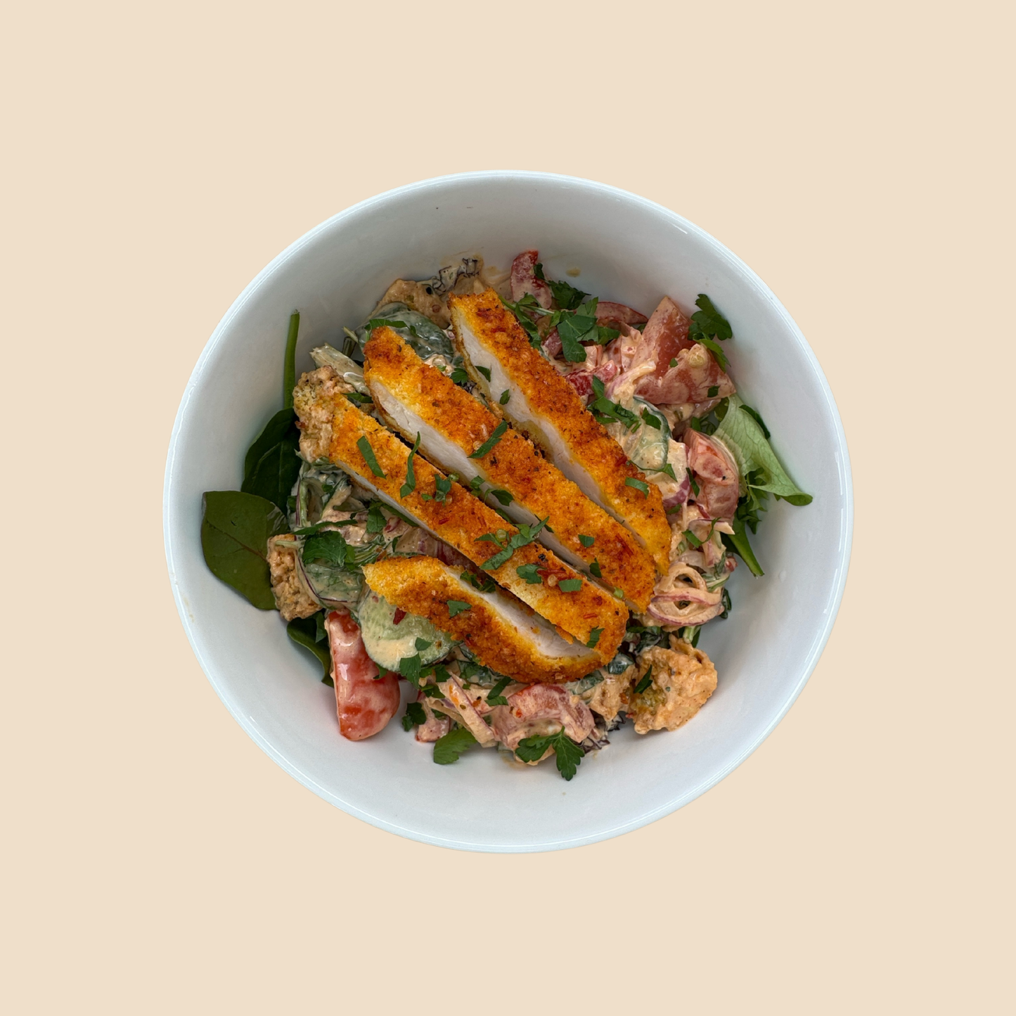 Spicy Portuguese Chicken Salad