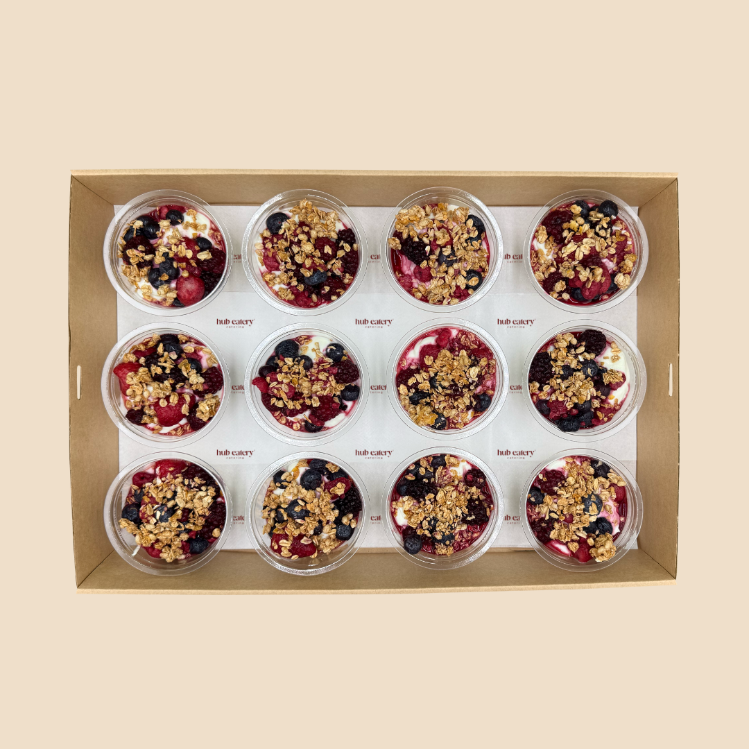 Berry Yoghurt Cups w/ Muesli