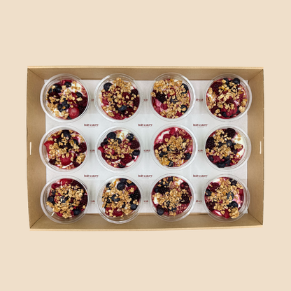 Berry Yoghurt Cups w/ Muesli