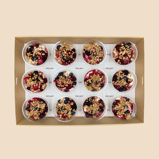 Berry Yoghurt Cups w/ Muesli