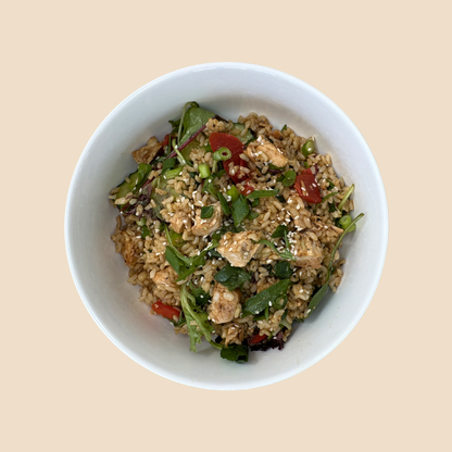 Teriyaki Chicken Brown Rice Salad