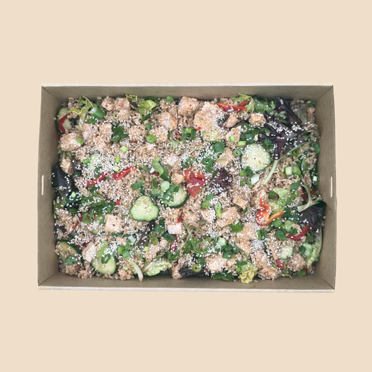 Teriyaki Chicken Brown Rice Salad