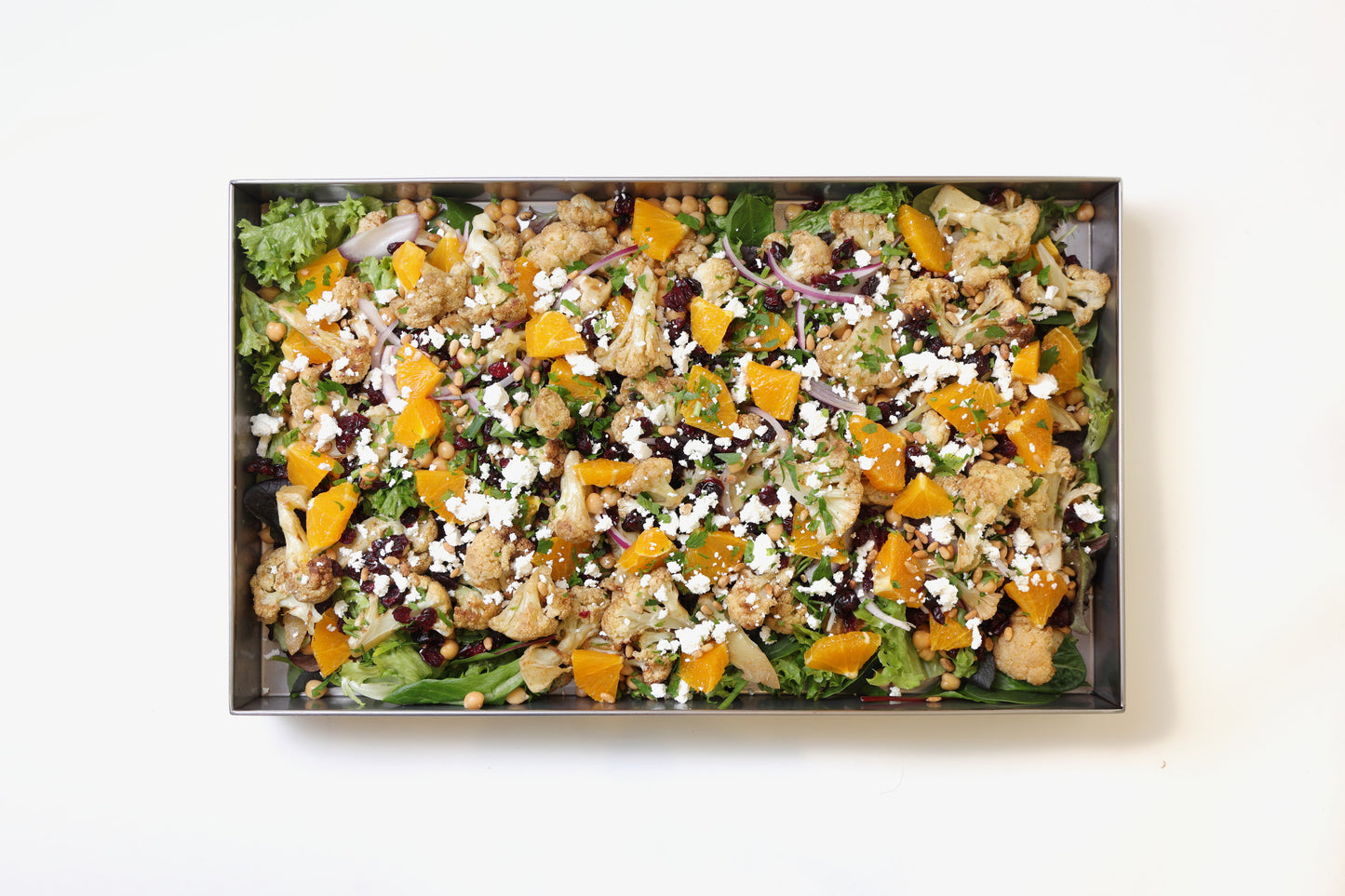 Roast Cauliflower, Chickpea & Orange Salad