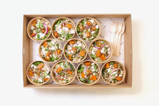 Roast Pumpkin, Brown Rice, Feta Salad - Individual